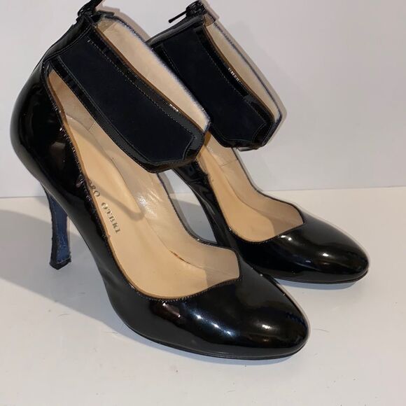 Alessandro Oteri Womens Black Heels size 37 - Picture 1 of 12